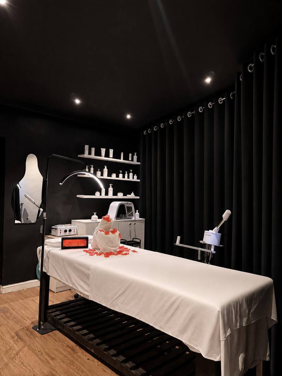 Private treatment rooms